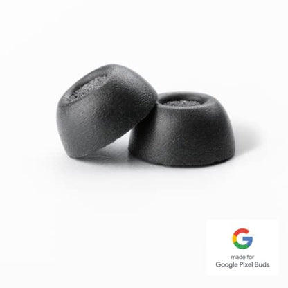 Comply Memory Foam Replacement Ear Tips Designed, Black, Medium | 3 Pairs, for Google Pixel Buds Pro (1st Gen), Ultimate Comfort, Secure Fit, Superior Noise Isolation - size: Medium