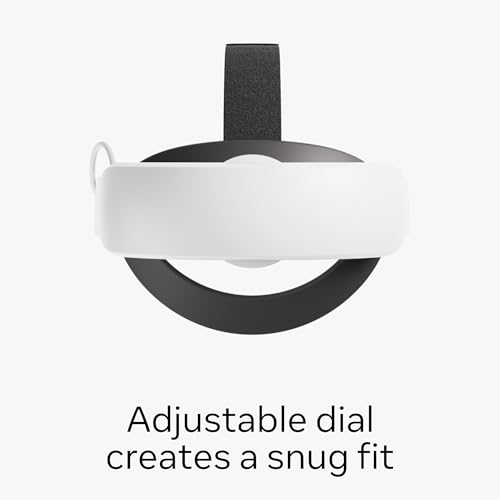 Meta Quest Elite Strap with Battery — Works with Meta Quest 3/3S — Up to 2 Extra Hours Playtime — Premium Comfort and Weight Distribution — Adjustable, Ergonomic Fit - style: Elite Strap with Battery