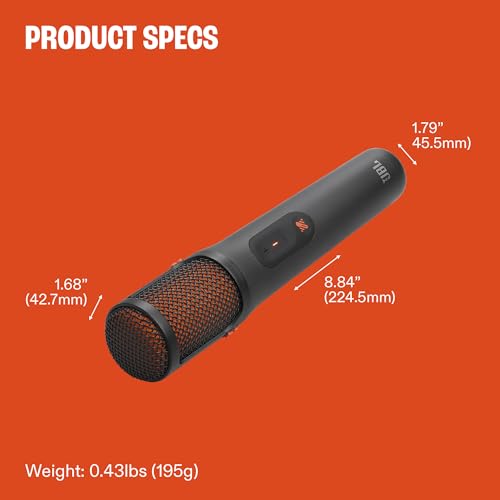 JBL EasySing Mics - Real-Time Vocal Removal - Black