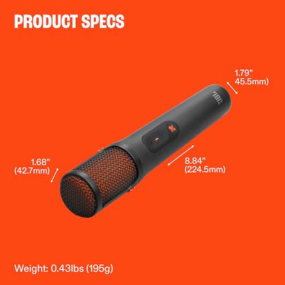 JBL EasySing Mics - Real-Time Vocal Removal - Black
