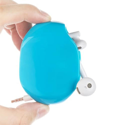 Automatic Retractable Cable for Charging Wires, Earphones | Metal Case | Travel & Home Use