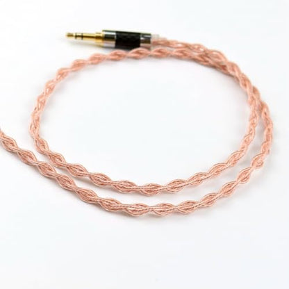 4Core Pure Copper IEM Replacement Cable MMCX 3.5MM Upgrade Earphone Cable for TIN Audio T2 Pro T3 SE315 SE846 SE425 BGVP W60 Gems 7HZ Earphones - style: MMCX,3.5mm Plug