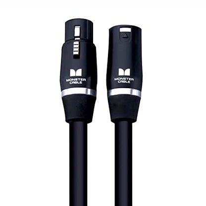 Monster Cable Prolink Studio Pro 2000 XLR Microphone Cable, 100 Foot Balanced Mic Cable, Gold XLR Male to Female Connectors, Multi-Gauge Wire Network Studio Cable