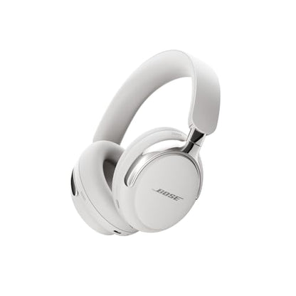 Bose QuietComfort Ultra Bluetooth Headphones (2nd Gen), Wireless Headphones with Spatial Audio, Over Ear Noise Cancelling with Mic, Up to 30 Hours of Play time, White Smoke - color: White