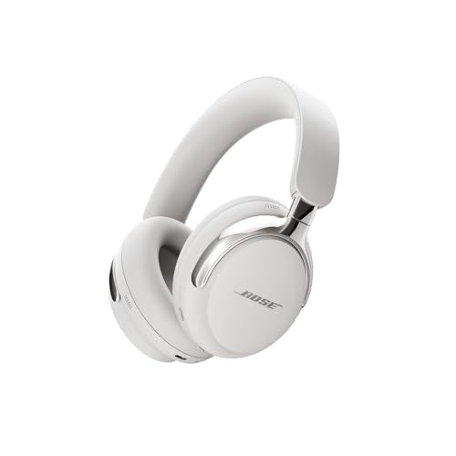 Bose QuietComfort Ultra Bluetooth Headphones (2nd Gen), Wireless Headphones with Spatial Audio, Over Ear Noise Cancelling with Mic, Up to 30 Hours of Play time, White Smoke - color: White