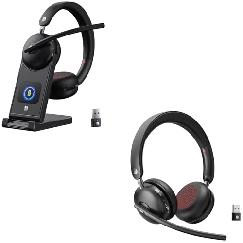 Dytole Wireless Headset with mic for Work
