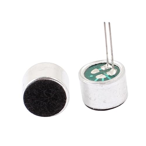 uxcell Electret Mic 9x7mm, 52dB, PCB Pins, 8Pcs, for MP3/MP4