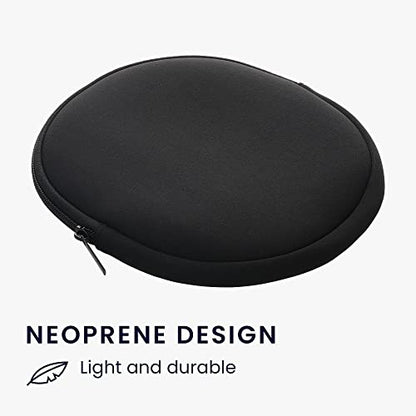 kwmobile Neoprene Headphone Case for H390 Cover – Over-Ear Headset Storage Pouch - Soft Travel Carry Bag Black - color: black