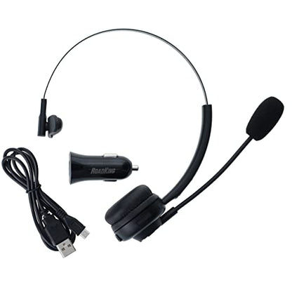 RoadKing Truck Driver Headset RKING1000 Noise Cancelling Bluetooth(R) Headset Mono Wireless Headset with Advanced Noise Cancellation and Mic