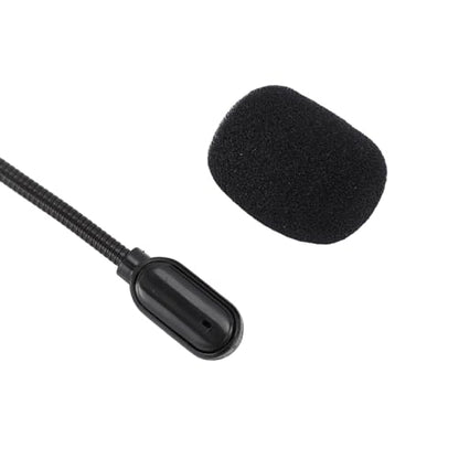 XUMIUZIY Game Mic Replacement, Microphone Replacement for Barracuda X Wireless Gaming Headset, Plug and Play 3.5mm Detachable Game Boom Microphone