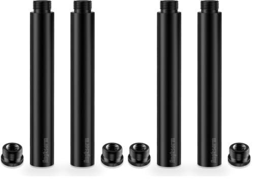 6 Inch Mic Stand Extension Tubes KE26XL, 5/8-27 Male to Female, 4 Pack - size: 6-INCH 2PCS (Pack of 2)