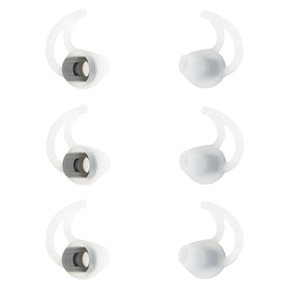 Medium Silicone Earbuds Pads Replacement Earbud Tips Compatible with Bose SoundSport Freestyle IE2 IE3 Headphone Rubber Tips Earbud Covers Ear Tips 3 Pairs - size: M