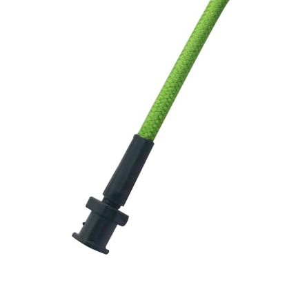 2-Way Radio Earpiece Nylon Acoustic Braided Tube Ear Coils Knitted Replacement for Left Right Surveillance Walkie Talkie Headset(Color) (Green)