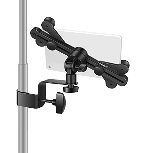 Neewer 6-11 inches Adjustable Music Mic Microphone Stand Tablet Mount with 360 Degree Swivel Holder for Apple iPad Pro Air Mini Google Nexus Samsung Galaxy - style: NW-105