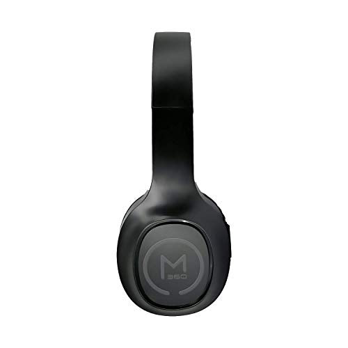 Morpheus 360 Tremors Bluetooth Headphones | Built-in Microphone | Wireless Headset | Gaming Headphones | on Ear Earphones | Wireless/Wired | Black | HP4500B - color: Black with Gray Accents