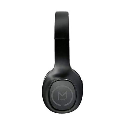 Morpheus 360 Tremors Bluetooth Headphones | Built-in Microphone | Wireless Headset | Gaming Headphones | on Ear Earphones | Wireless/Wired | Black | HP4500B - color: Black with Gray Accents