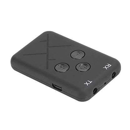 2 in 1 Bluetooth Audio Transmitter Receiver, Bluetooth 5.0 Wireless Adapter with Low Latency A2DP Stereo, Dual Stream Multipoint Connection