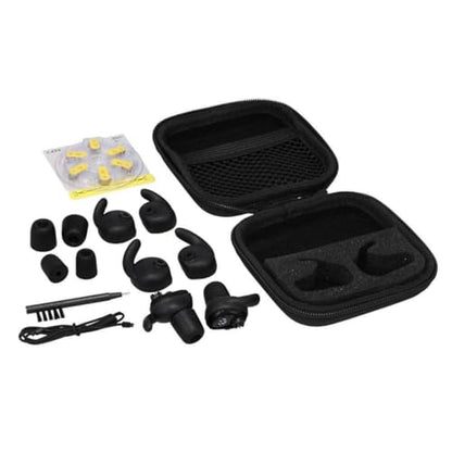 Walker's Isolator in-Ear Electronic Hearing Protection Earbuds 25 NRR with Amplified Sound Awareness, Secure-Lock Fit | Amplified Sound Awareness, Secure-Lock Fit