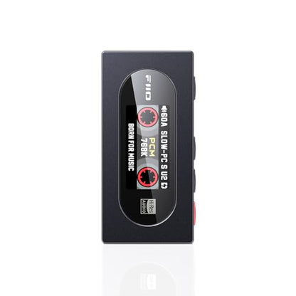FIIO KA15 Portable DAC and Headphone Amplifier (Black) - color: Black