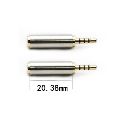 3.5mm Female to 2.5mm Male Audio Adapter Converter Headphone 2.5mm to 3.5mm 3 Ring Jack Stereo or Mono 2 Pack - color: 2 Pack Audio Adapter