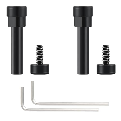 Metal Swivel Hinge Screws & Pins Replacement Parts Accessories with 2 x Screwdriver Compatible with Bose QuietComfort 35 II/QC35/QC45/QC25 Headphones (Black)