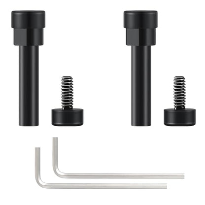 Metal Swivel Hinge Screws & Pins Replacement Parts Accessories with 2 x Screwdriver Compatible with Bose QuietComfort 35 II/QC35/QC45/QC25 Headphones (Black)