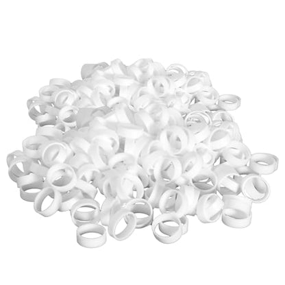 200 PCS Cord Organizer, Silicone Rubber Bands Rings, Cable Straps Organizer Management, USB Holder Earphone Winder Wrapping, 10mm Diameter - size: 10mm Diameter