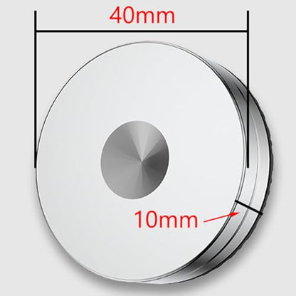 HiFi Speaker Stand Feet Pads, 40x10mm, Stainless Steel Speaker Isolation Feet for DVD/Amplifier/Turntables/Subwoofer - size: 40x10mm