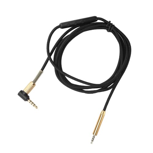 OFC Copper 2.5mm to 3.5mm Audio Cable Core Aux Cord for Headphones Plug and Play Stereo Jack Cable Compatible for AKG Y40 Y50 Y45(with Mic) - style: With Mic