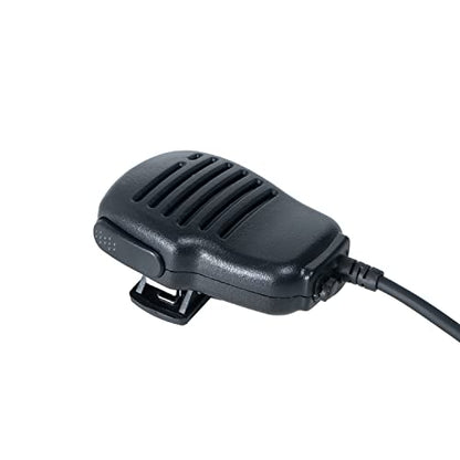 Caroo Handheld Speaker Mic 1 Pin 2.5mm Shoulder Microphone with Reinforced Cable Compatible with Cobra Walkie Talkie Two Way Radio Accessories