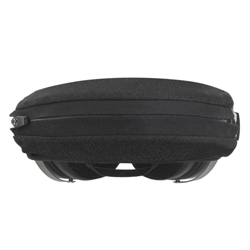 Headband Cushion Cover Compatible with Fiio FT1, FT1 Pro, JT7 Over Ear Headphones, 6mm Thick Cushion, No Wobble Zipper Slider, Hanging Loop