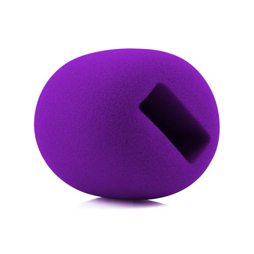 LEFXMOPHY Interview GO Foam for Rode Wireless Go Transmitter Handheld Adaptor Windscreen Replacement Purple Pop filter Microphone Cover Wind Screen
