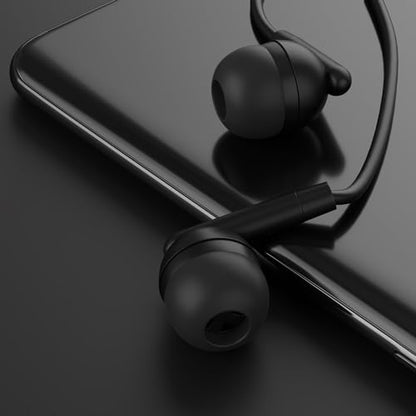 Maeline Classroom Headphones Bulk 5 Pack Earbuds – Wired 3.5mm School Earbuds for Students, Kids, Library & Testing Use – Individually Wrapped, Multi Device Compatible – Black - color: Onyx Black, size: 5 Pack