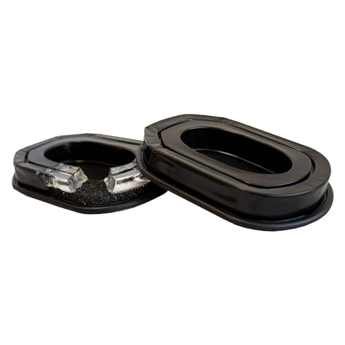 Walker's Gel Ear Pads for Razor & XCEL Hearing Protection Earmuffs | Increased Sealing Snap-On Easy Installation