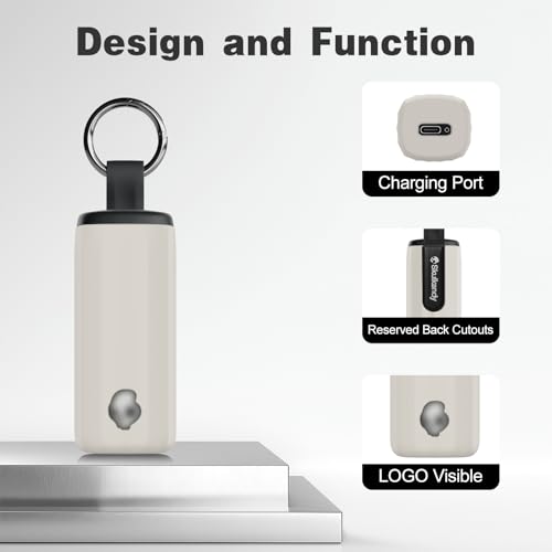 for Skullcandy Method 360 ANC Case Cover, Soft Silicone Protective Earbuds Case, Only Compatible with Skullcandy Method 360 ANC with Cleaner Kit Accessories Set(Off-White) - color: Off-White
