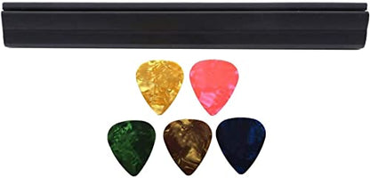 Rubber Guitar Picks Holder Clamp Clip Microphone Stand Pickholder Contains 5 Guitar Picks 2 Set