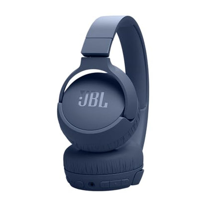 JBL Tune 670NC - Wireless On-Ear Headphones - Blue | Adaptive Noise Cancelling with Smart Ambient, Bluetooth 53 with LE Audio, JBL Pure Bass Sound - color: Blue