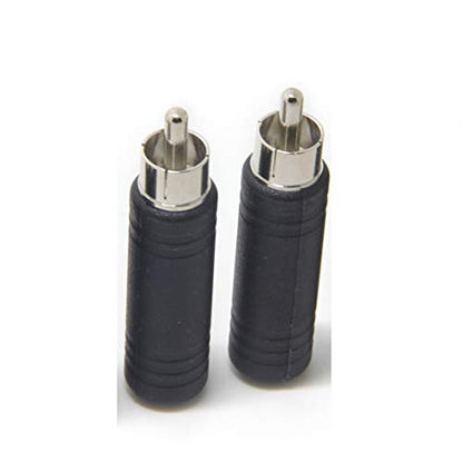 Ancable 4-Pack 1/4 Inch 6.35mm TS Female to RCA Male Adaptor