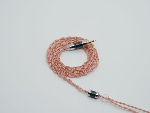 4Core Earphone Replacement Upgrade Cable Pure Copper MMCX Balanced Cable 2.5MM Detachable Audio Cable for TIN Audio T2 T4 UE900s SE215 SE425 BGVP Earphones - style: MMCX,2.5mm Plug