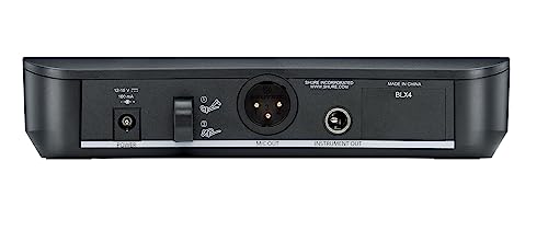 Shure BLX14/P31 Wireless Headset Microphone System - H11 Band | 14-hour battery and 300 ft UHF range with PGA31 headset mic, bodypack and single-channel receiver for presenting - style: H11 Band (572-596 MHz)