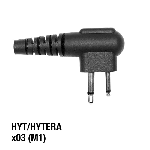 Pryme® LMC-1EH03 Pro-Grade Commercial Lapel Mic w/Soft Hook Earphone - Fits: Motorola Radios w/2-pin Side Connector - style: Fits: Motorola Radios w/2-pin Side Connector