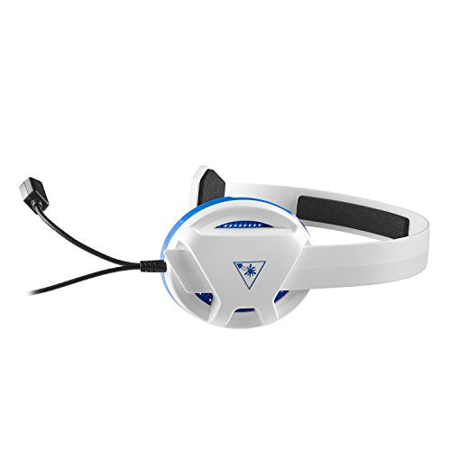Turtle Beach Recon Chat PlayStation Headset – PS5, PS4, Xbox Series X, Xbox Series S, Xbox One, Mobile & PC with 3.5mm – Glasses Friendly, High-Sensitivity Mic, White - color: White