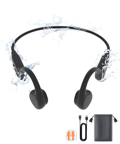 Bone Conduction Headphones, Wireless Bluetooth 5.3 Swimming IPX8 Waterproof Headset, Suitable for for Running, Cycling, Drving.