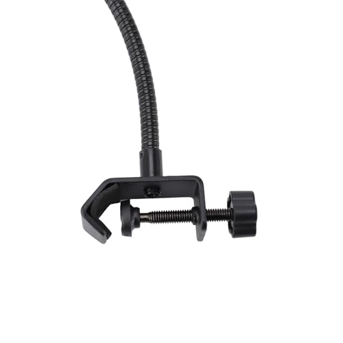 Pop Filter Windscreen Combo, Double Layered Nylon Mesh Microphone with Gooseneck Clip for Blue
