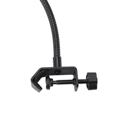Pop Filter Windscreen Combo, Double Layered Nylon Mesh Microphone with Gooseneck Clip for Blue
