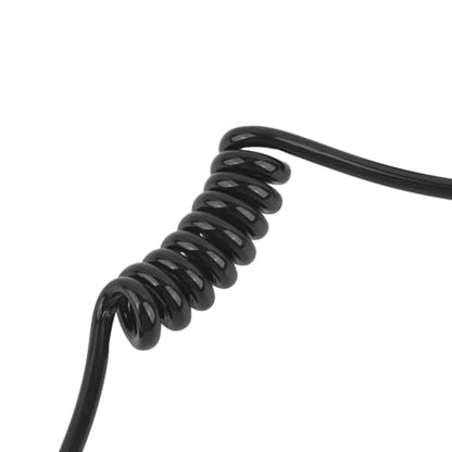 Two Way Radio Earpiece Acoustic Coil Tube Replacement for Walkie Talkie Surveillance Headset (Black Tube)