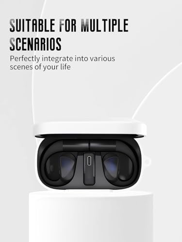Case for ASUS ROG Cetra Open Ear Earbuds (White) - color: White, size: Open Ear