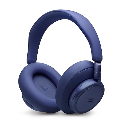 JBL Live 780NC - Wireless Over-Ear True Adaptive Noise Cancelling Headphones, JBL Signature Sound with Hi-Res Audio, 2-mic Perfect Calls 2.0 with AI-Trained Algorithm, & Personi-Fi 3.0 (Blue) - color: Blue