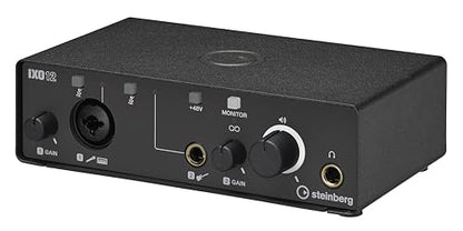 Steinberg IXO12 Black, 2x2 USB 2.0 24-Bit/192kHz Audio Interface With Cubase AI, Cubasis LE and Steinberg Plus Software - color: Black, style: IXO12