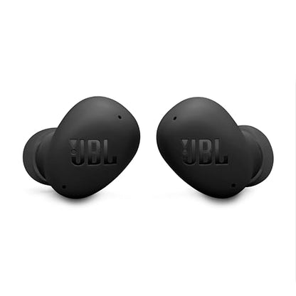 JBL Vibe Buds 2 - Noise Cancelling Earbuds - Black | JBL Pure Bass sound, Active Noise Cancelling with Smart Ambient, 4 mics for crisp, clear calls, Water and dust resistant - color: Black